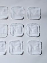 Load image into Gallery viewer, white cotton facial rounds laid out next to each other