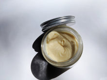 Load image into Gallery viewer, an overlook view of the creme deodorant in the glass jar