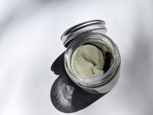 Load image into Gallery viewer, an overlook view of the creme deodorant in the glass jar