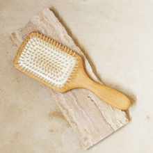 Load image into Gallery viewer, light wood paddle hair brush
