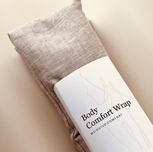 Load image into Gallery viewer, a close up of a body comfort wrap made of linen