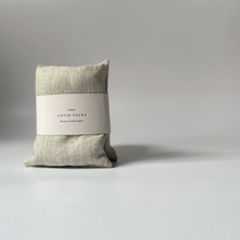Load image into Gallery viewer, a natural linen stress relief pillow