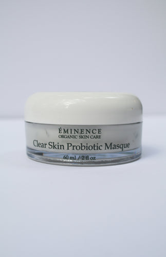 a jar of Clear Skin Probiotic Masque by Eminence
