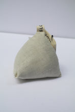 Load image into Gallery viewer, a pyramid shaped gray lavender sachet