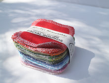 Load image into Gallery viewer, a side view of the bundle of rainbow facial rounds by Marleys Monsters