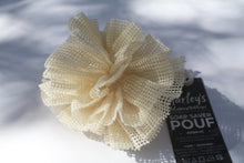 Load image into Gallery viewer, an up close look at an organic soap saver pouf