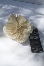 Load image into Gallery viewer, an organic soap saver pouf