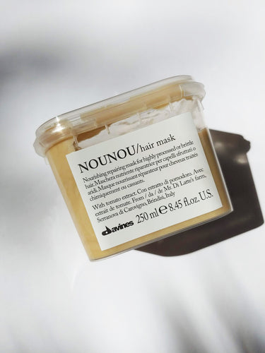 a jar of NOUNOU hair mask by Davines