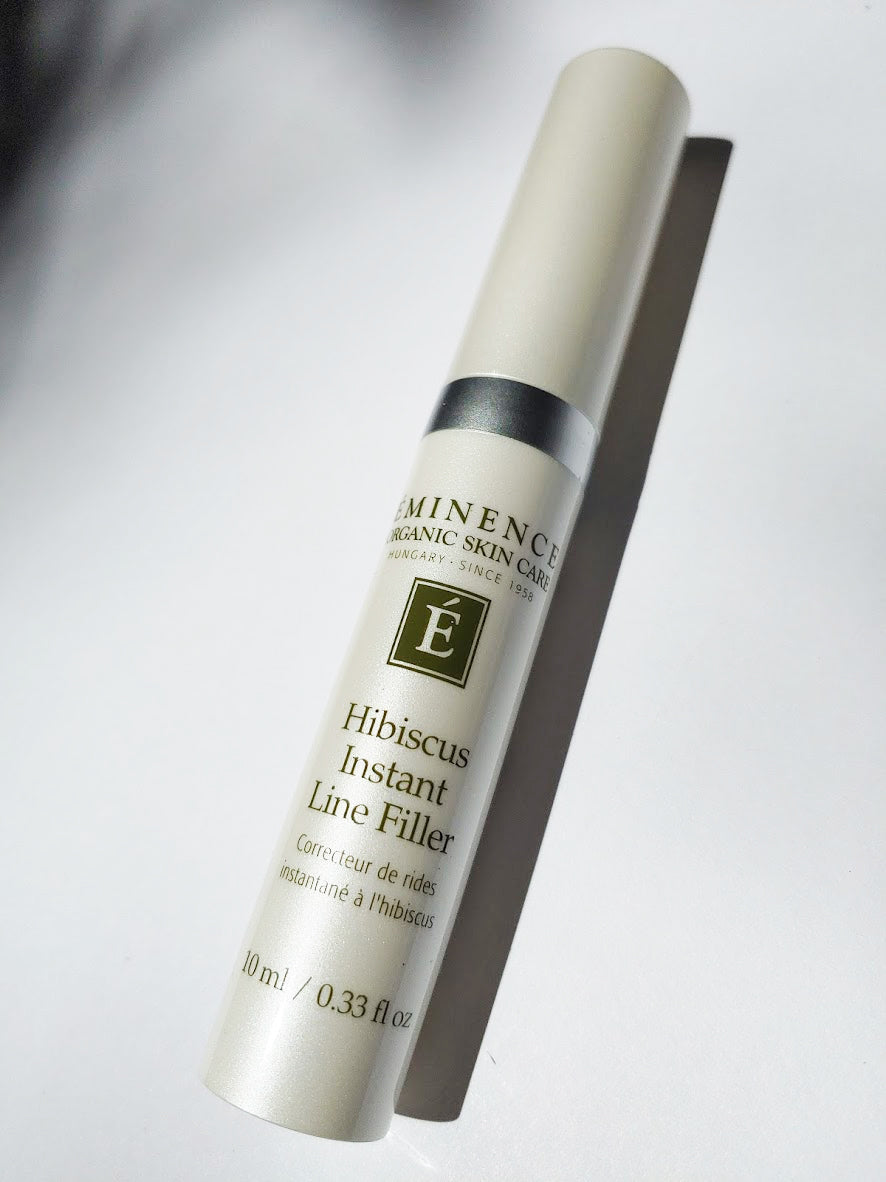 a container of the hibiscus instant line filler by Eminence