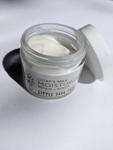 a jar of goat's milk moisturizer 