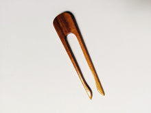 Load image into Gallery viewer, the medium color wooden hair stick
