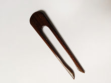Load image into Gallery viewer, the darkest color wooden hair stick
