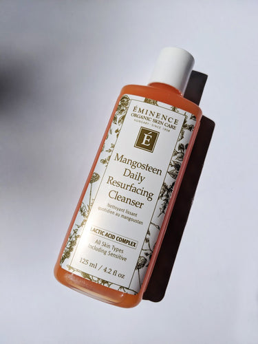 a bottle of manogsteen daily resurfacing cleanser by Eminence