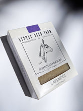 Load image into Gallery viewer, a bar of lavender soap by Little Seed Farm in it&#39;s box
