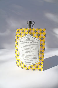 a single use "Renaissance Circle" hair mask by Davines - the hair mask comes in a pouch