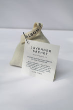 Load image into Gallery viewer, a pyramid shaped gray lavender sachet

