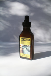 a bottle of "Pasta & Love After Shave and Moisturizing Cream" by Davines