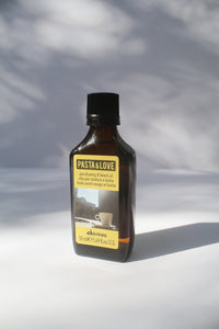a bottle of "Pasta & Love Pre-Shaving and Beard Oil" by Davines