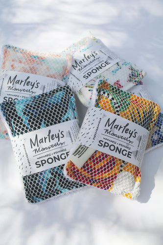 multi print washable sponges by Marley's Monsters