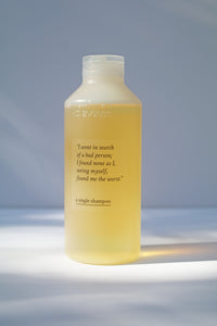 a bottle of a single shampoo by Davines