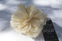 Load image into Gallery viewer, an up close look at an organic soap saver pouf
