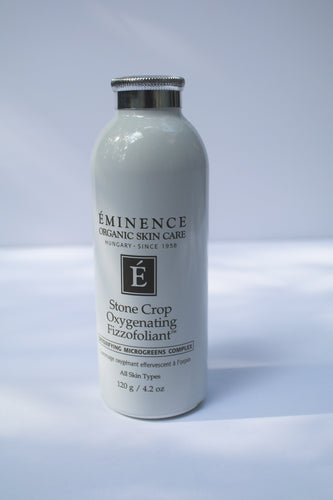 a bottle of stone crop oxygenating fizzofoliant by Eminence